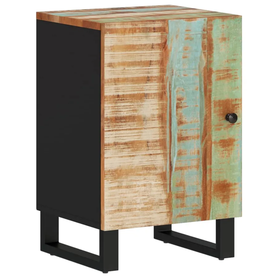 Ensemble de meubles de salle de bain 4 pcs bois massif récupéré - 7