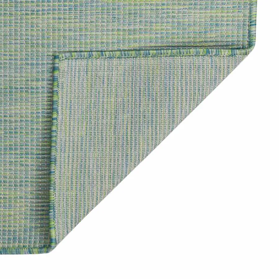 Tapis à tissage plat d'extérieur 200x280 cm Turquoise - 2