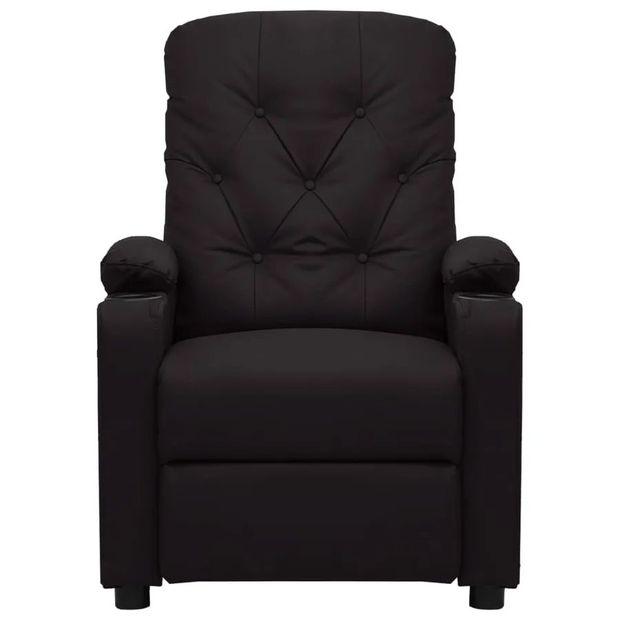 Fauteuil de massage Noir Similicuir - 2