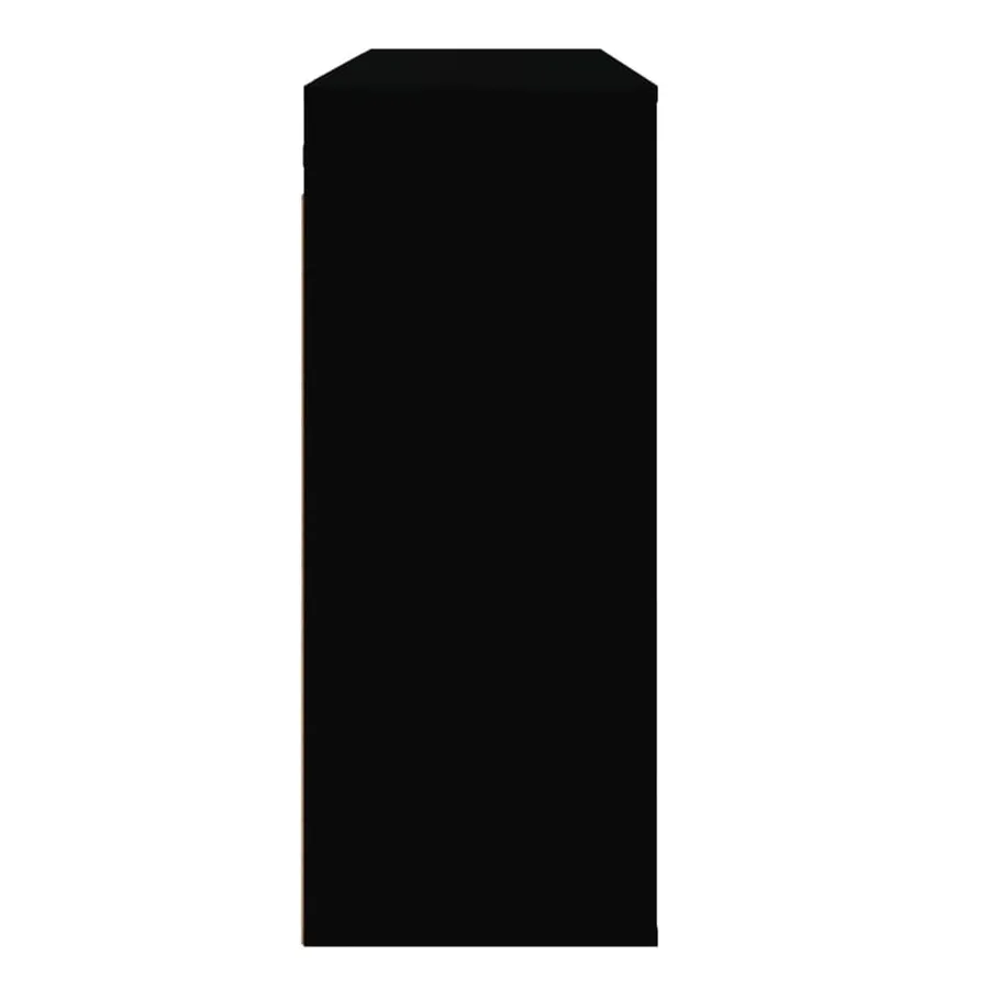 Armoire murale Noir 80x33x80 cm Bois d'ingénierie - 5
