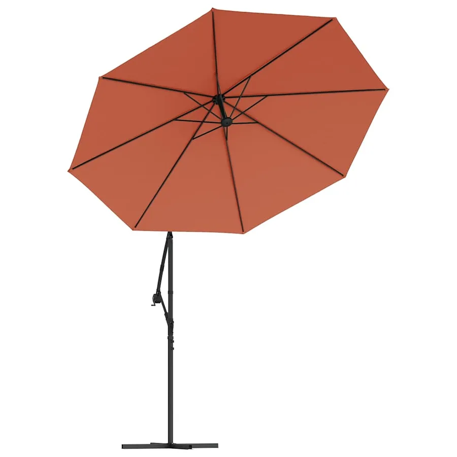 Tissu de remplacement pour parasol déporté terre cuite 300 cm - 6