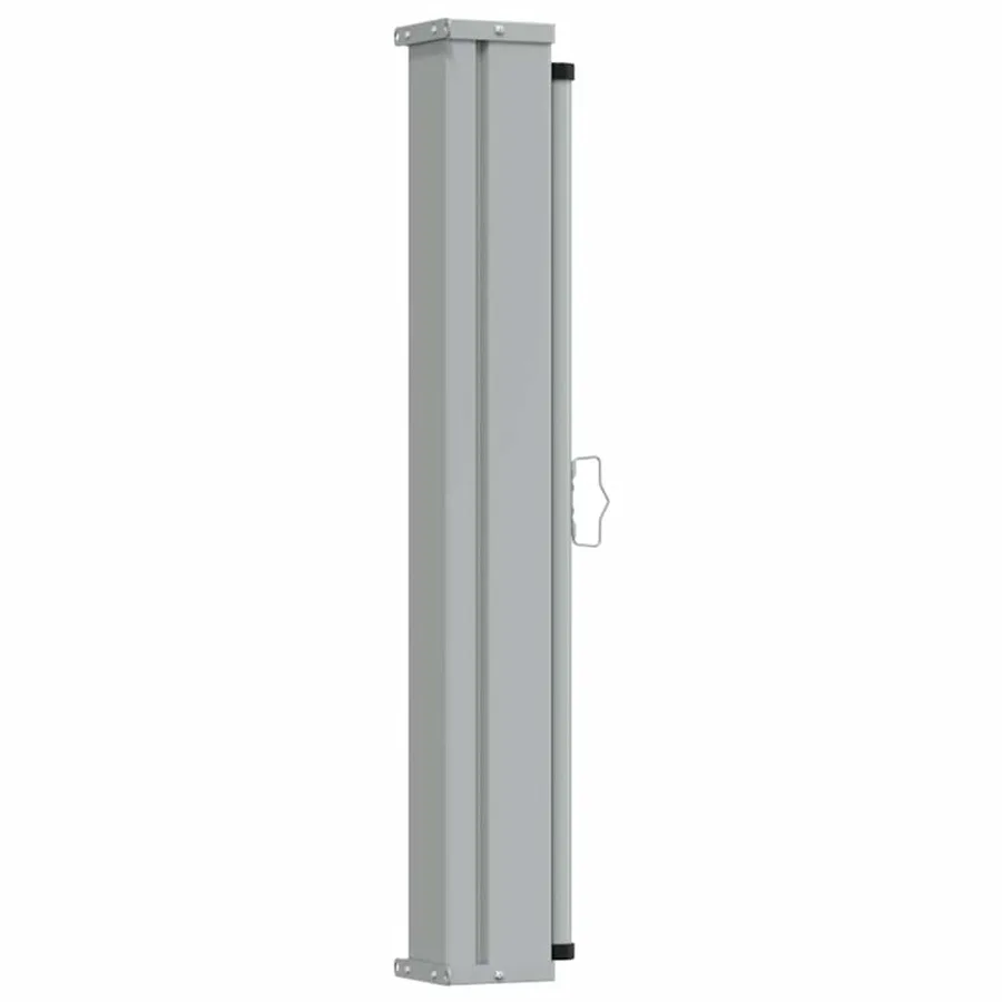 Auvent latéral rétractable de patio 100x300 cm Marron - 5
