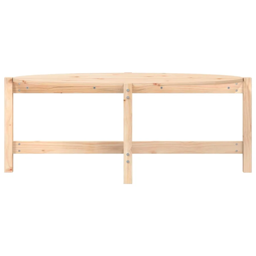 Table basse 118x63x45 cm Bois massif de pin - 5