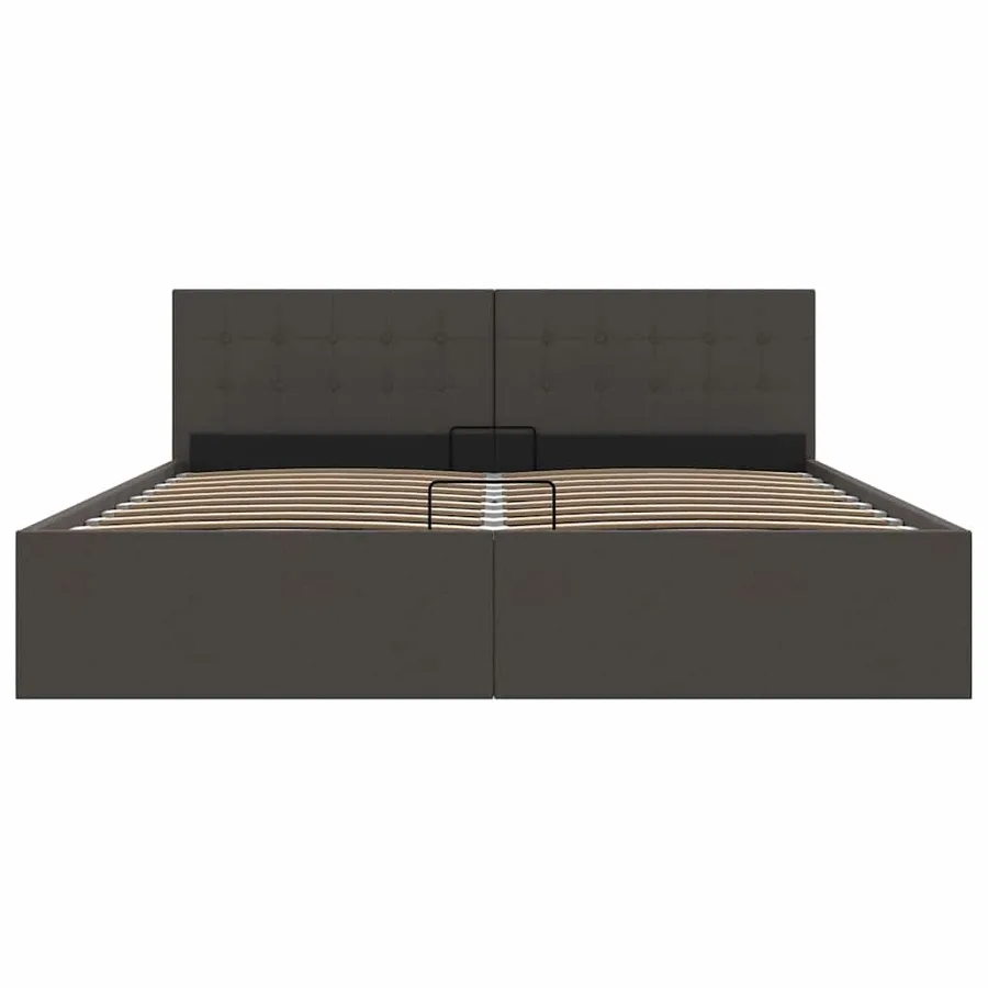 Cadre de lit à rangement hydraulique sans matelas 160x200 cm - 5