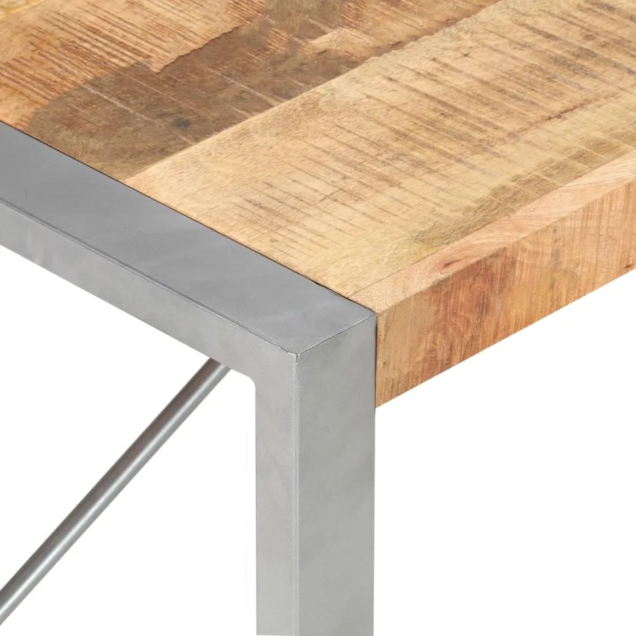 Table basse 120x60x40 cm Bois de manguier brut - 4