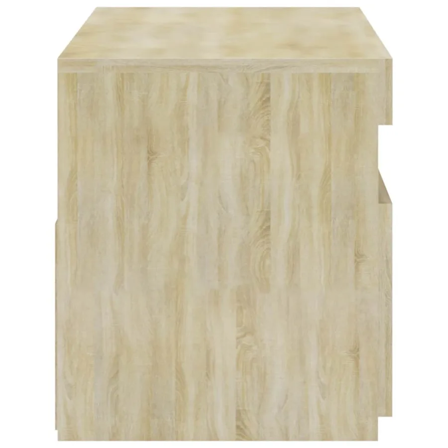 Meuble TV avec lumières LED Chêne sonoma 75x35x40 cm - 9