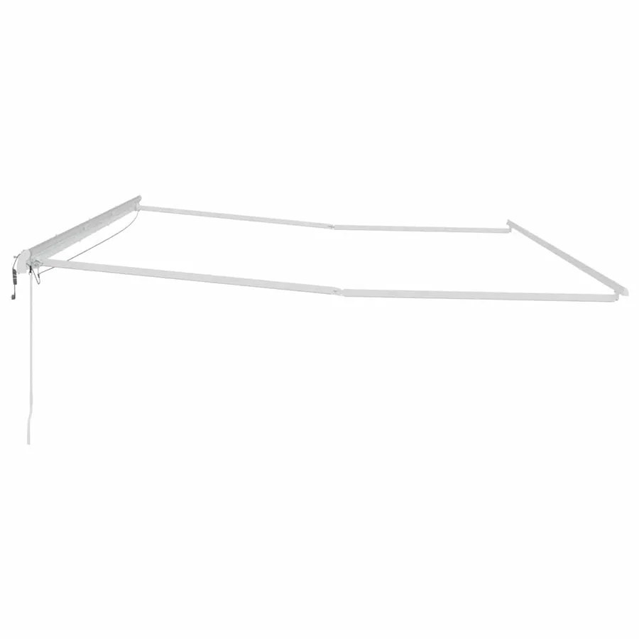 Cadre d'auvent Blanc 600 × 300 cm Aluminium - 7