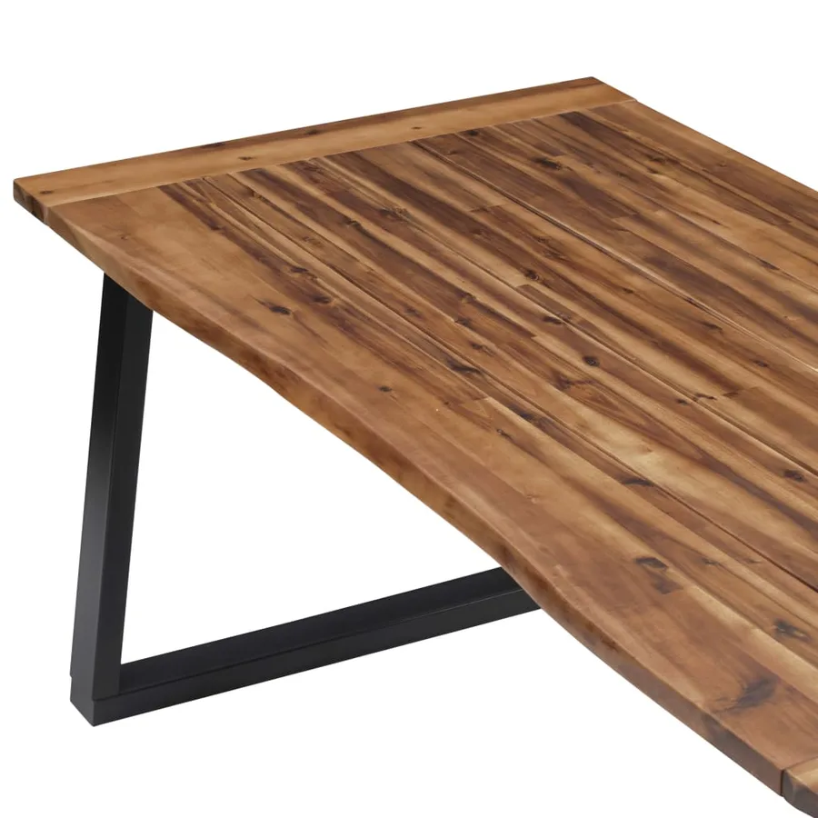 Table à manger Bois d'acacia massif 180x90 cm - 4