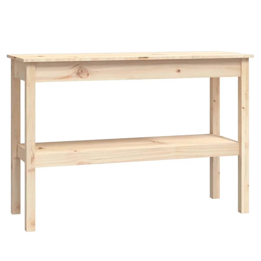 Table console 110x40x75 cm Bois massif de pin - 2