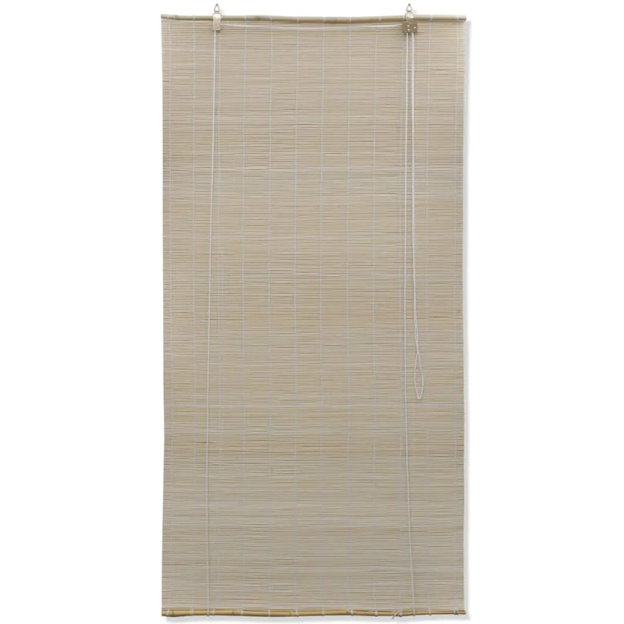 Stores à rouleau Bambou naturel 2 pcs 120x160 cm - 3