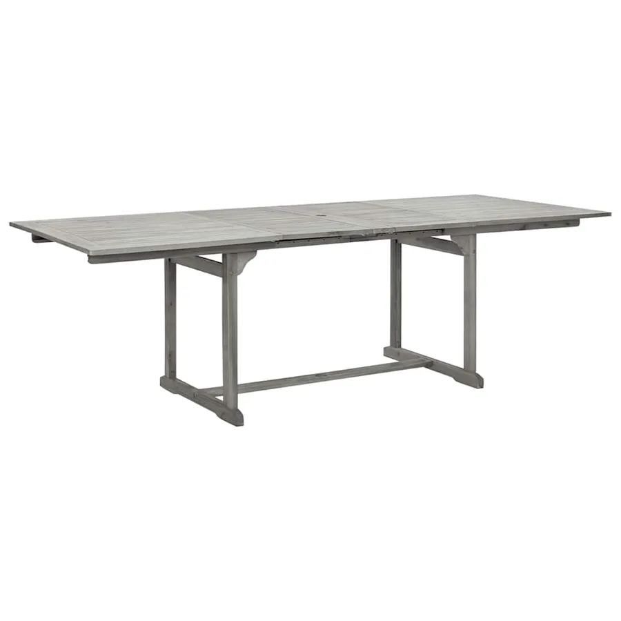 Ensemble à manger de jardin 7 pcs Bois d'acacia solide - 4