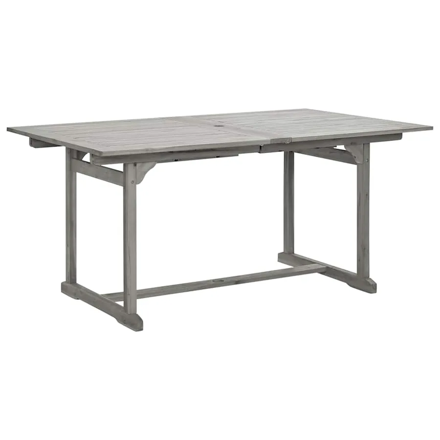 Ensemble à manger de jardin 7 pcs Bois d'acacia solide - 6