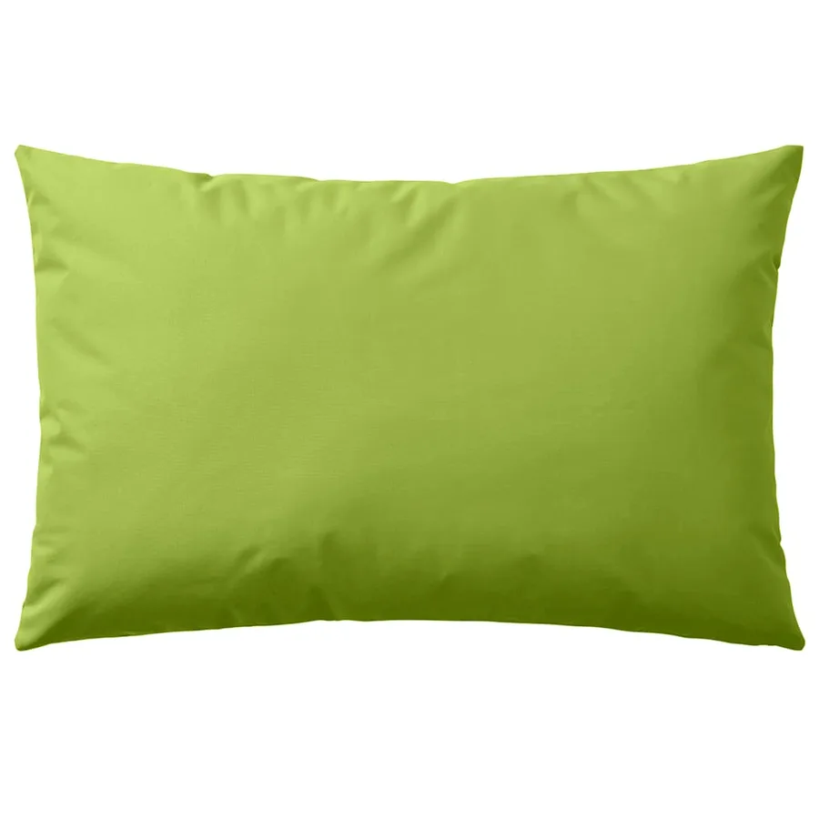 Oreiller d'extérieur lot de 2 60 x 40 cm Vert pomme - 2