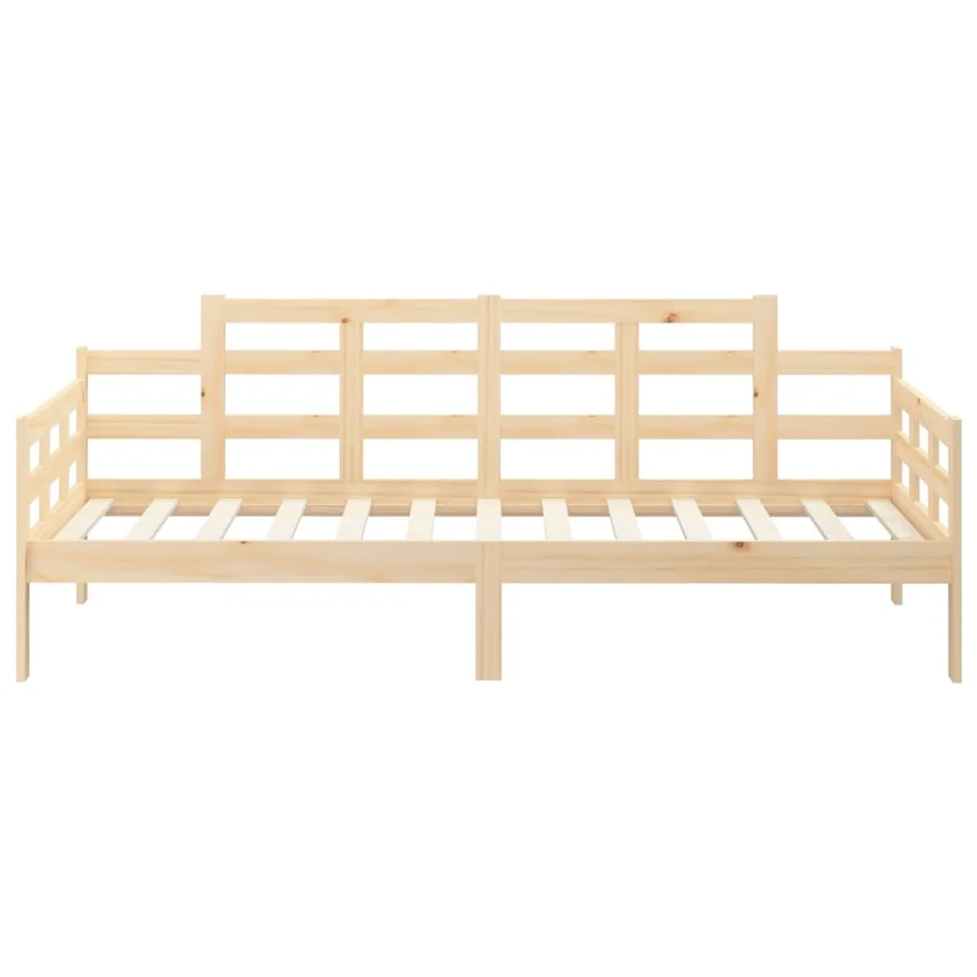 Lit de jour sans matelas bois de pin massif 90x200 cm - 5
