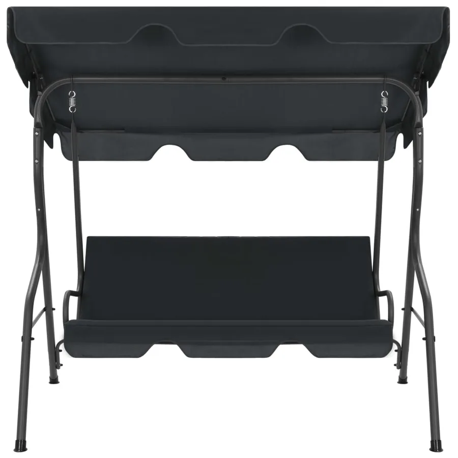 Balancelle de jardin Anthracite 170 x 110 x 153 cm - 2