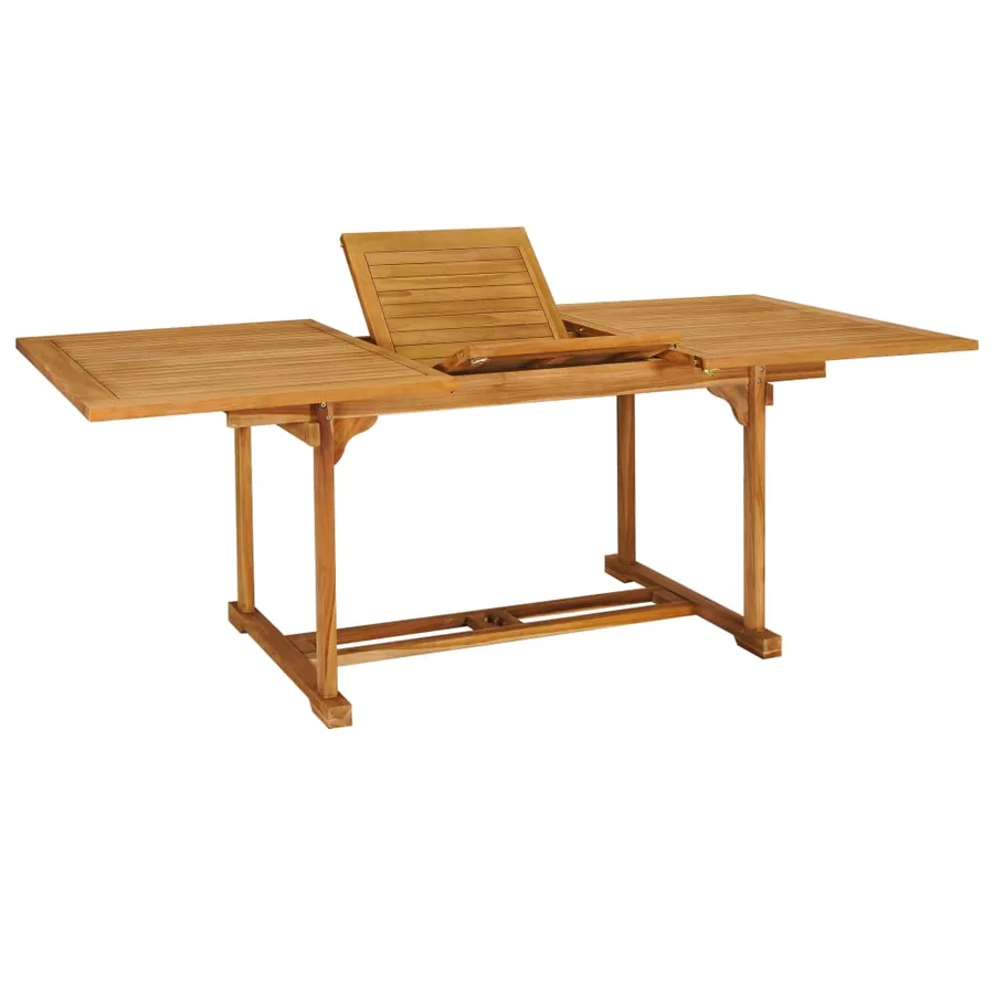 Ensemble à manger de jardin 7 pcs Bois de teck massif - 3