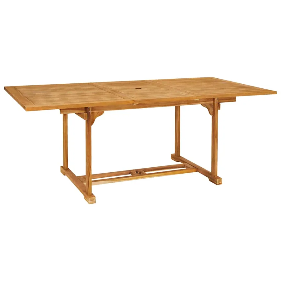Ensemble à manger de jardin 7 pcs Bois de teck massif - 5