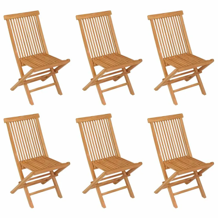 Ensemble à manger de jardin 7 pcs Bois de teck massif - 8