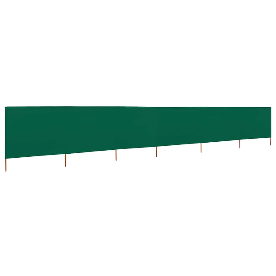 Paravent 6 panneaux Tissu 800 x 120 cm Vert - 2
