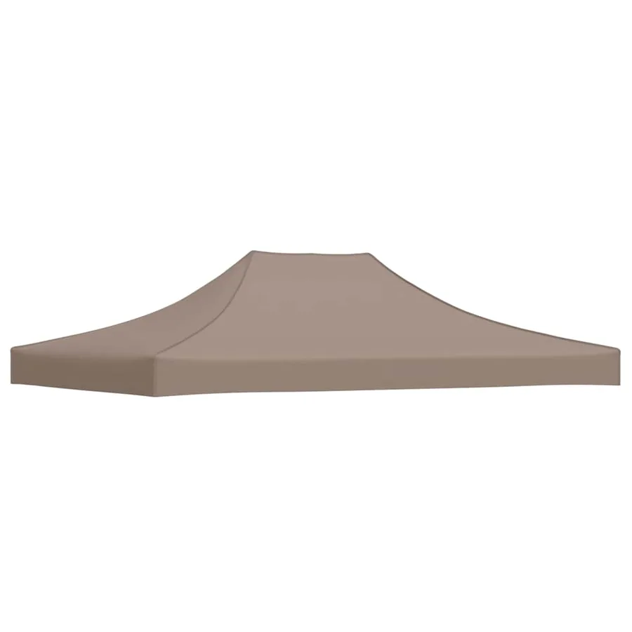 Toit de tente de réception 4x3 m Taupe 270 g/m² - 2