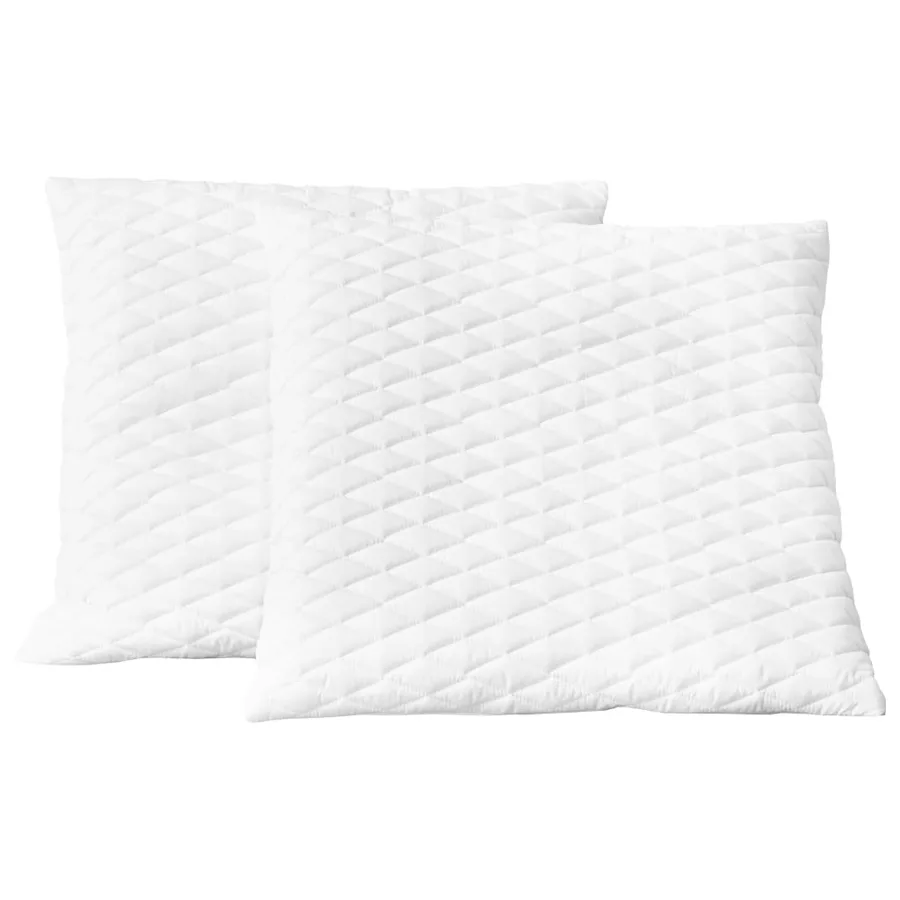 Oreillers lot de 2 80x80x14 cm Mousse à mémoire de forme - 2