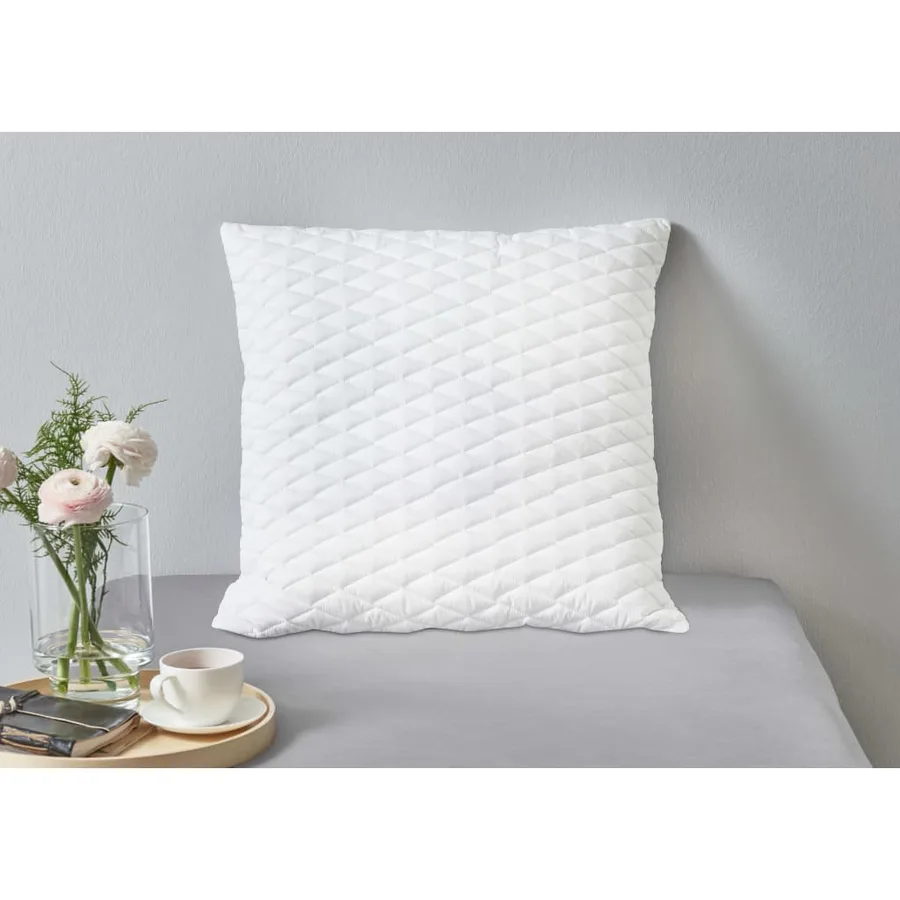 Oreillers lot de 2 80x80x14 cm Mousse à mémoire de forme - 3