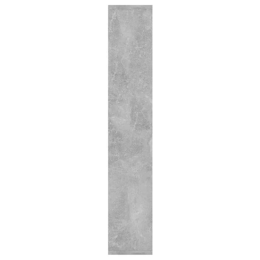 Étagère murale Gris béton 36x16x90 cm Bois d'ingénierie - 5
