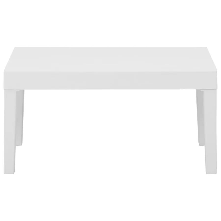 Salon de jardin 6 pcs avec coussins Plastique Blanc - 5