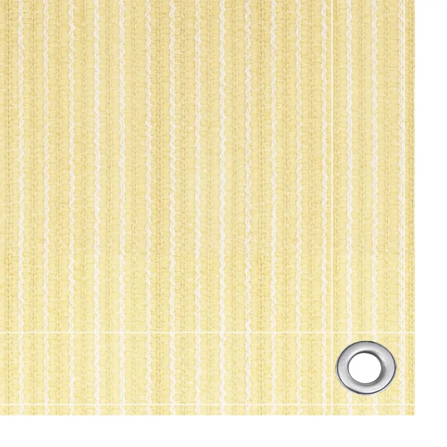 Écran de balcon Beige 120x300 cm PEHD - 3