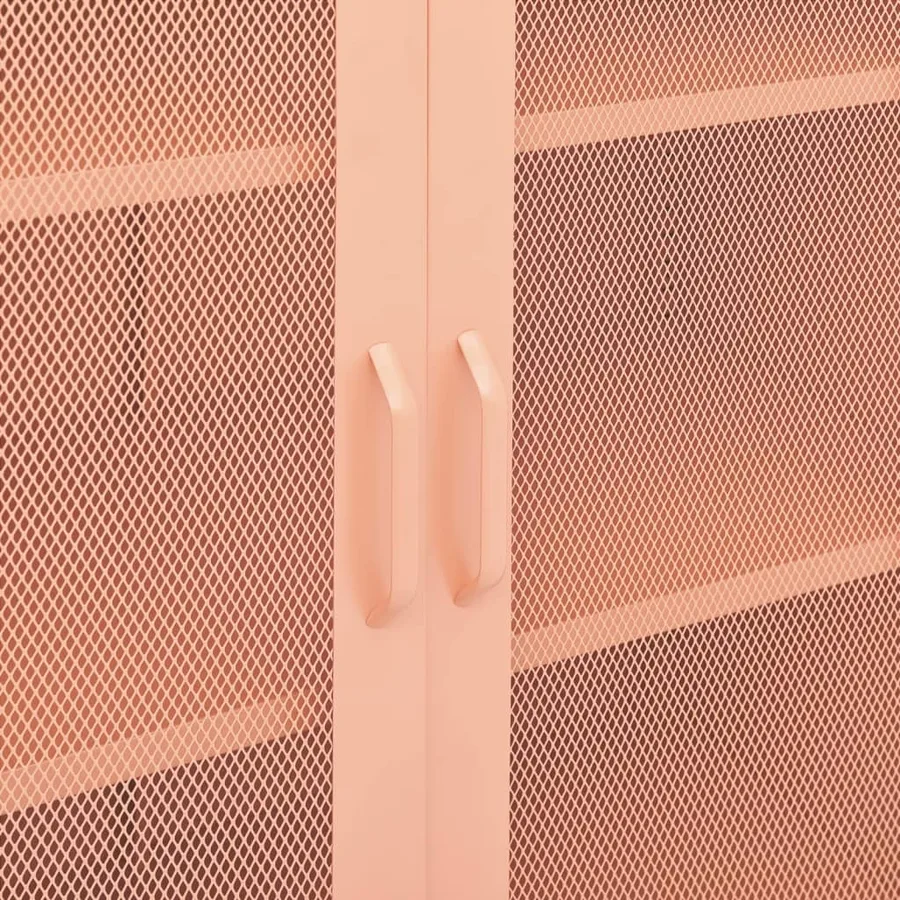 Armoire de rangement Rose 80x35x101,5 cm Acier - 8