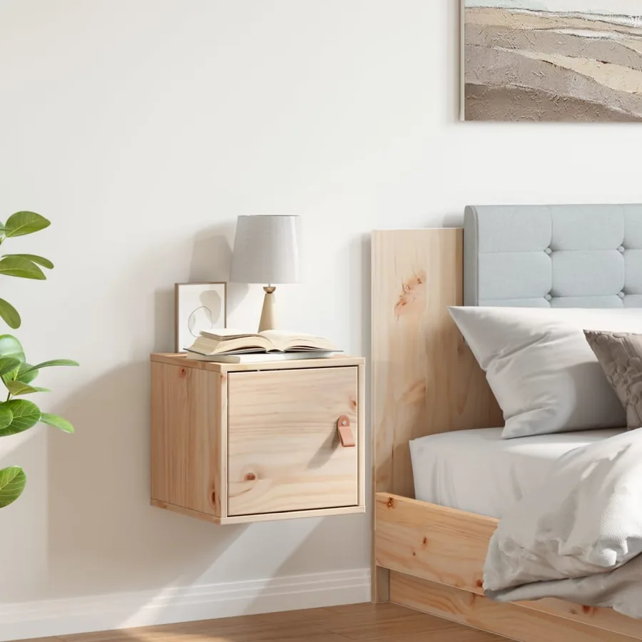 Armoire murale 31,5x30x30 cm Bois massif Pin