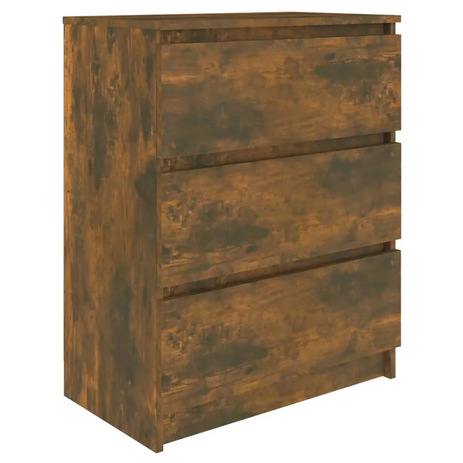 Buffet Chêne fumé 60x35x76 cm Bois d'ingénierie - 2