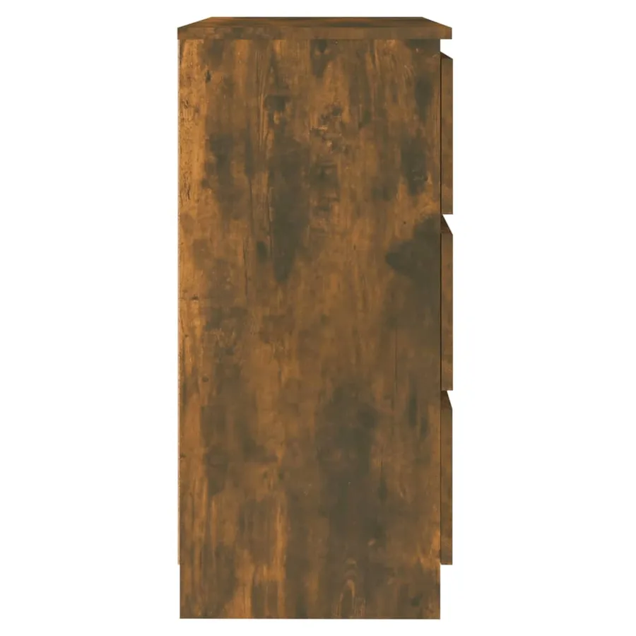 Buffet Chêne fumé 60x35x76 cm Bois d'ingénierie - 4