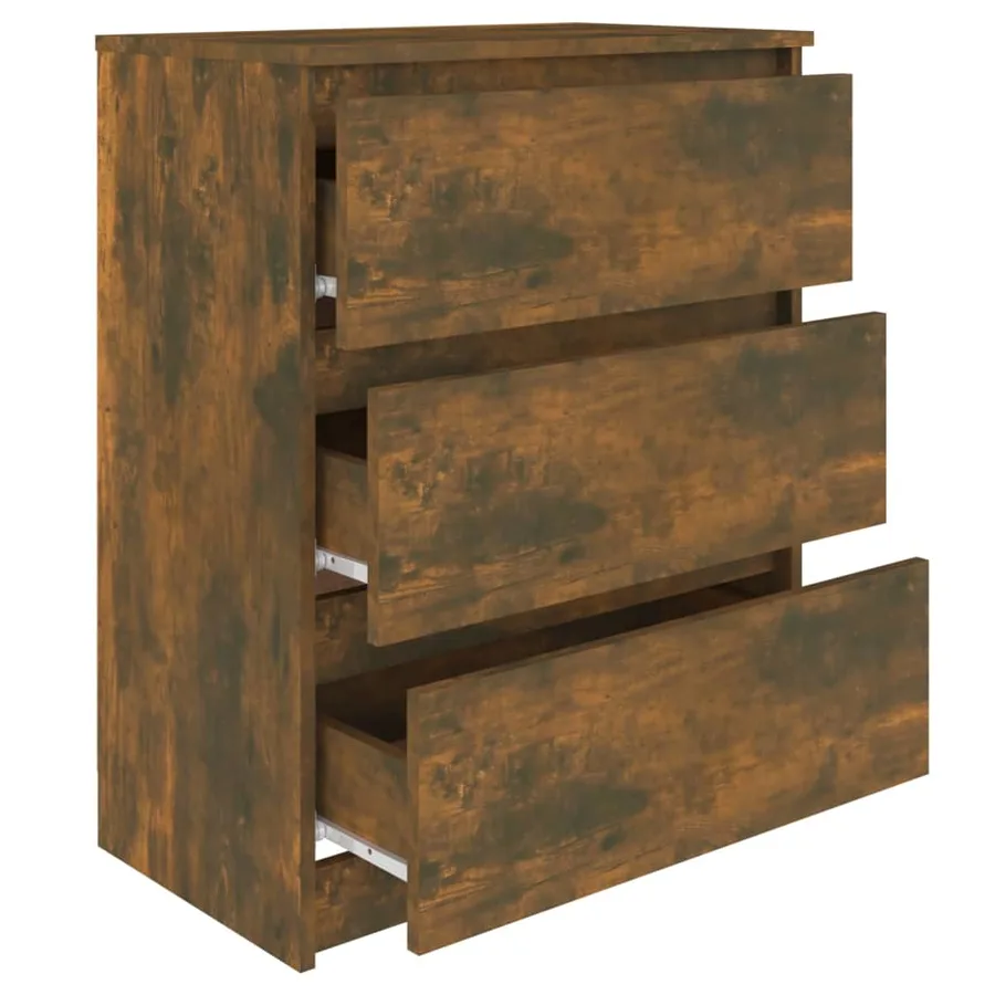 Buffet Chêne fumé 60x35x76 cm Bois d'ingénierie - 5