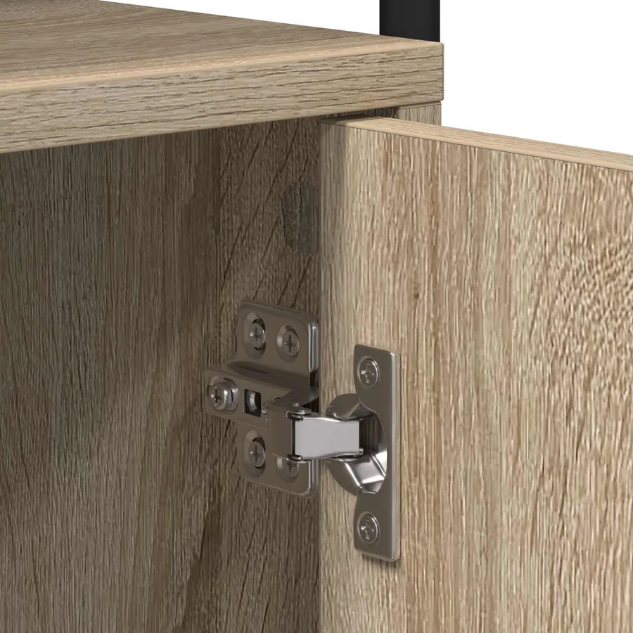 Table de chevet 2 pc Chêne Sonoma 35 x 36,5 x 61 cm - 9