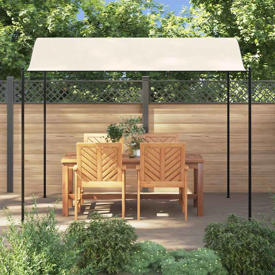 Chapiteau Tissu Blanc crème - 3