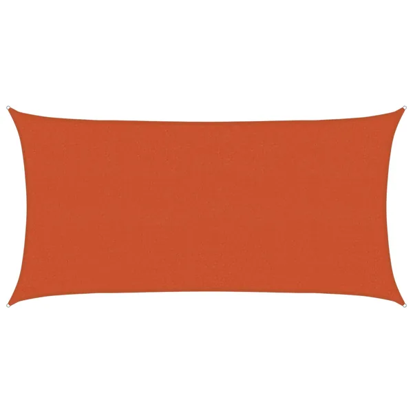 Voile d'ombre Orange 2,5 x 6 m HDPE