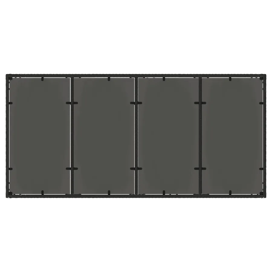 Ensemble de repas extérieur 9 pcs polyrotin - 6