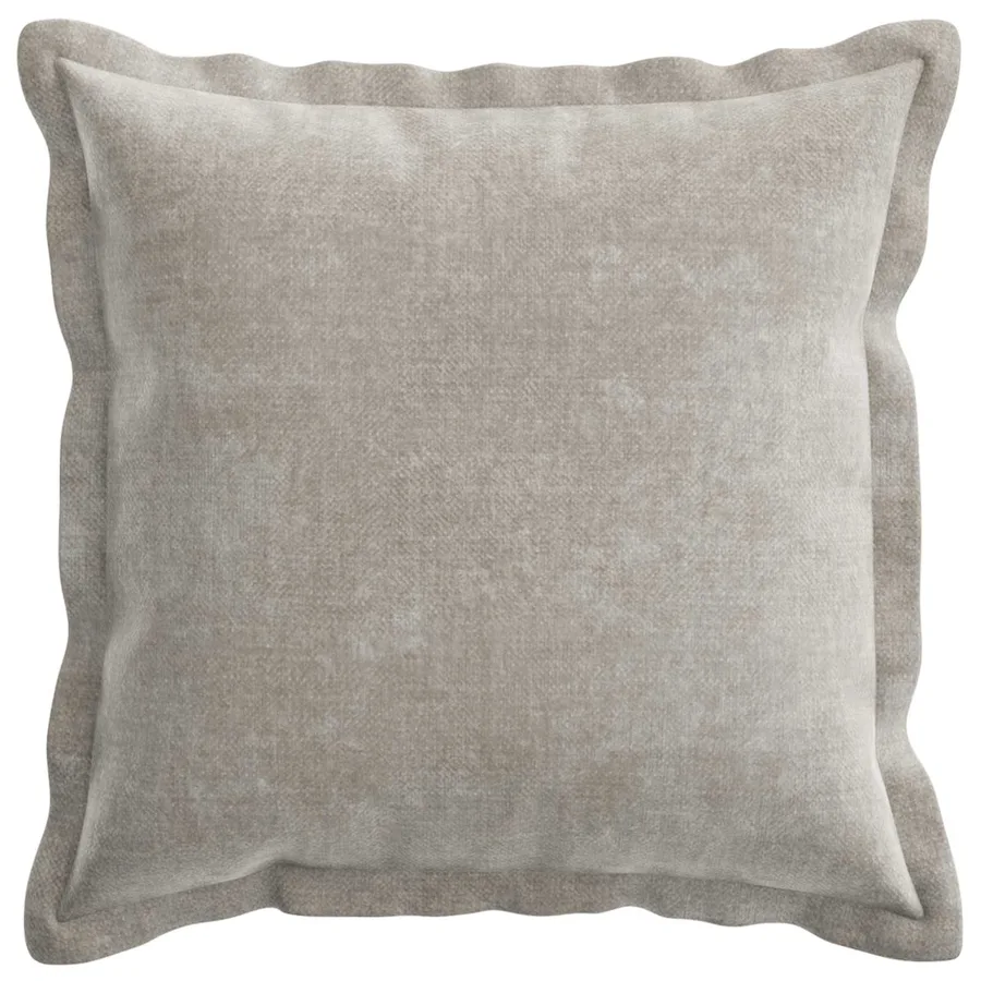 Housse de coussin 2 pcs HOUTEN Gris clair 45 x 45 cm - 2