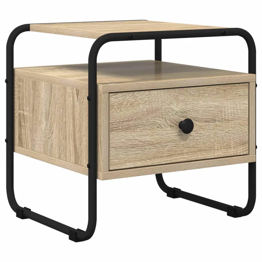 Table de chevet Chêne Sonoma Bois d'ingénierie - 2
