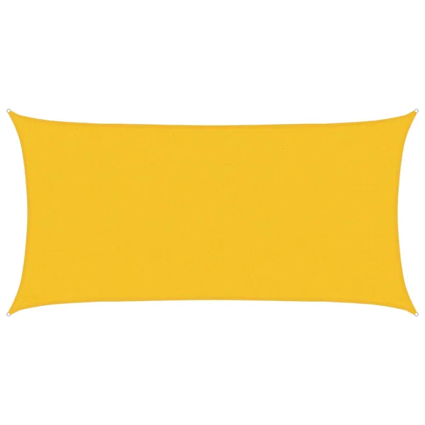 Voile d'ombre Jaune 2 x 6 m HDPE