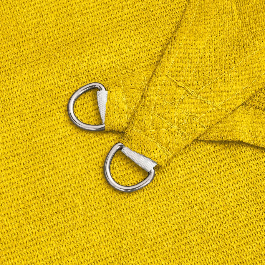 Voile d'ombre Jaune 2 x 6 m HDPE - 3
