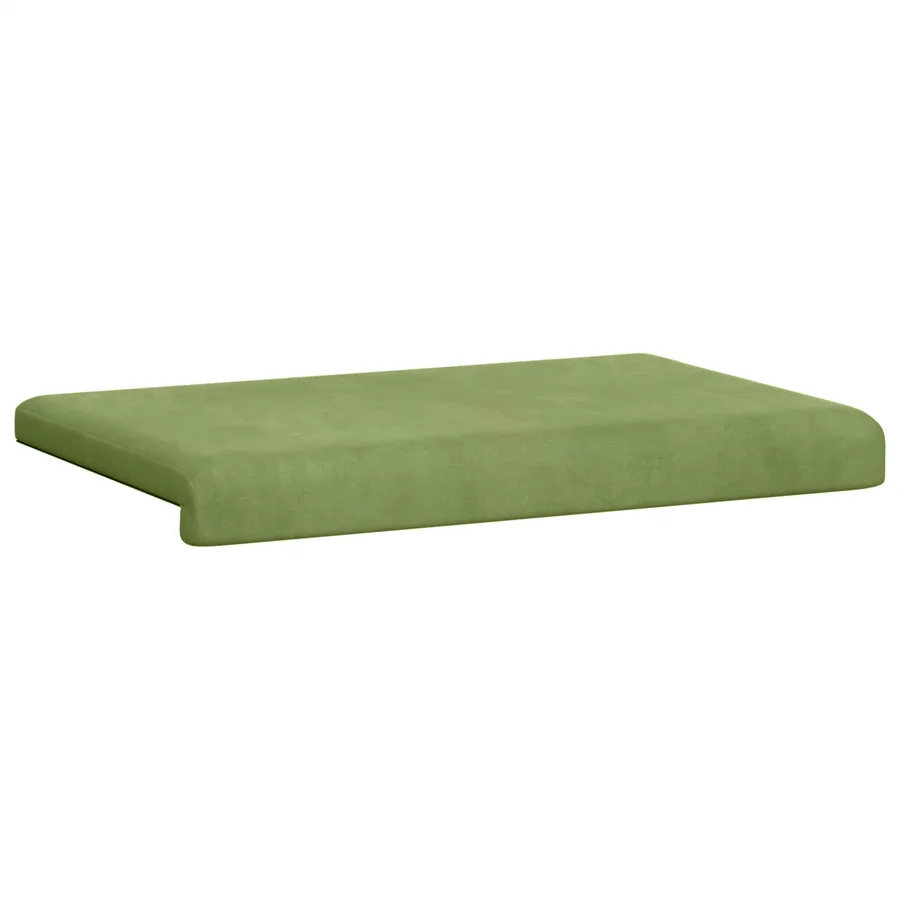 Coussin de banc Velours (V) Vert clair Profondeur 35 cm - 5