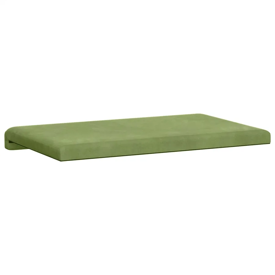 Coussin de banc Velours (V) Vert clair Profondeur 35 cm - 7