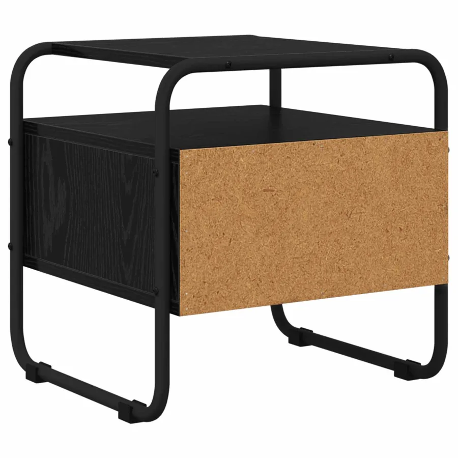 Table de chevet Chêne noir Bois d'ingénierie - 7