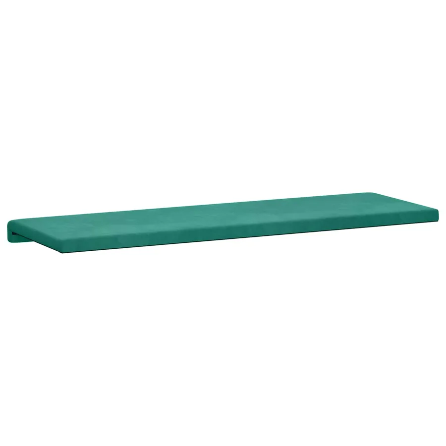 Coussin de banc Velours (V) Turquoise Profondeur 35 cm - 7