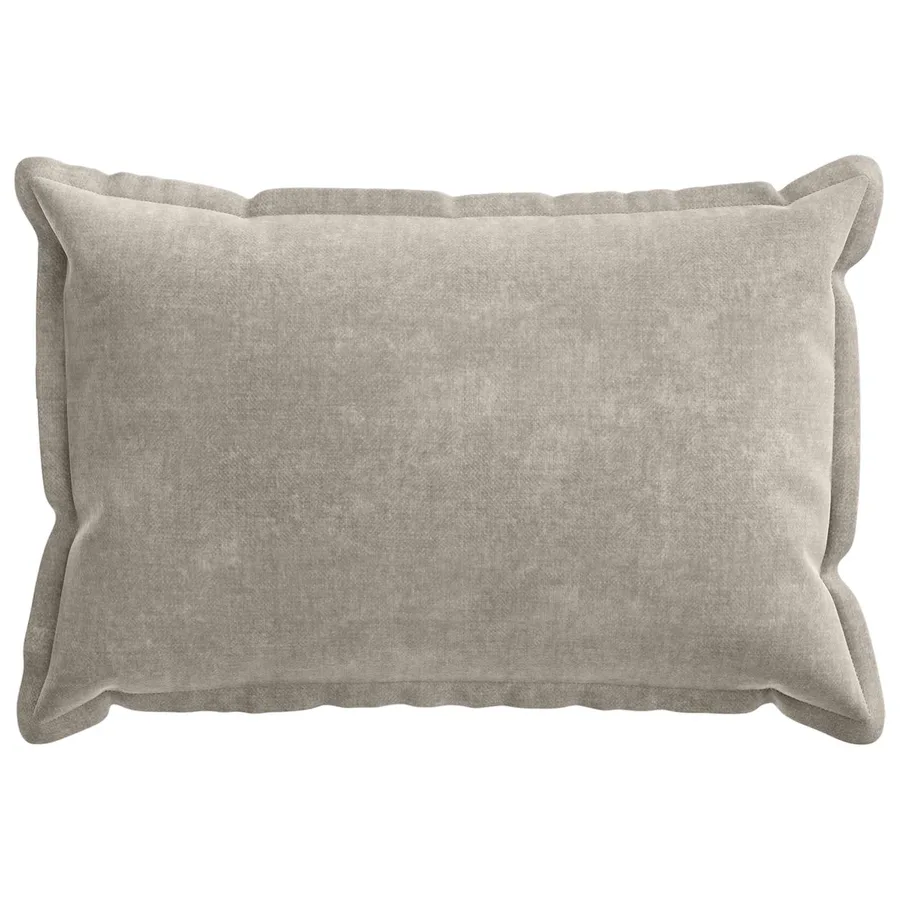Housse de coussin 6 pcs HOUTEN Gris clair 40 x 60 cm - 2