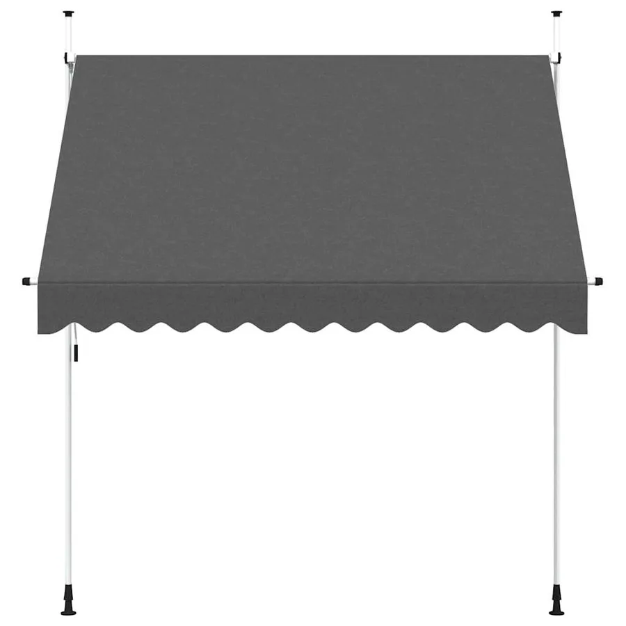 Auvent manuel rétractable 250 cm Anthracite - 3