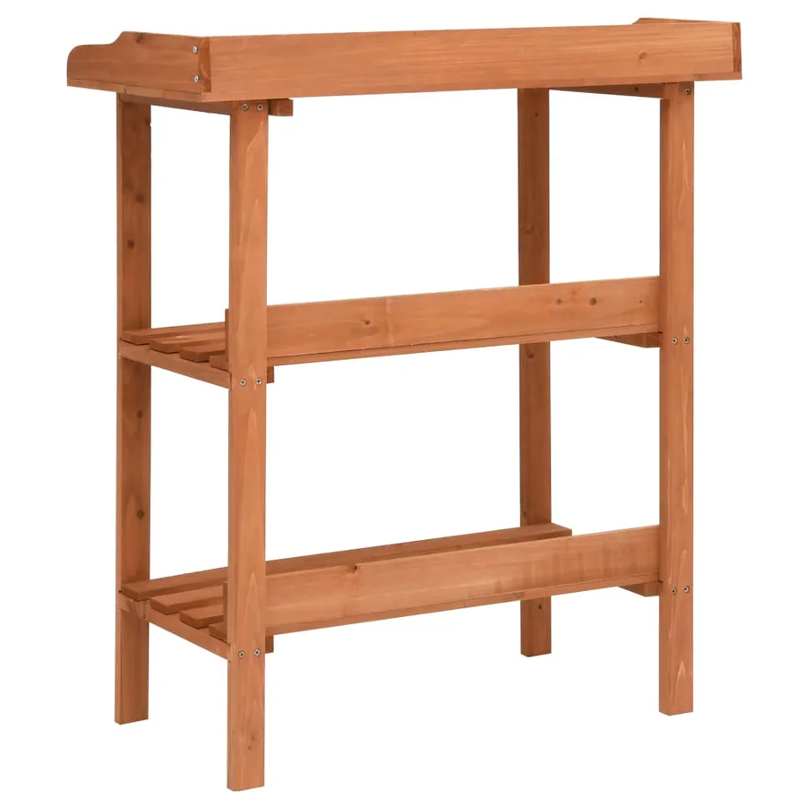 Support pour plantes 76x37x89 cm Bois de sapin - 4