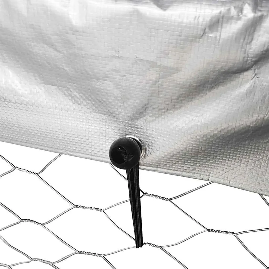 Chenil extérieur avec toit 400x200x150 cm - 11